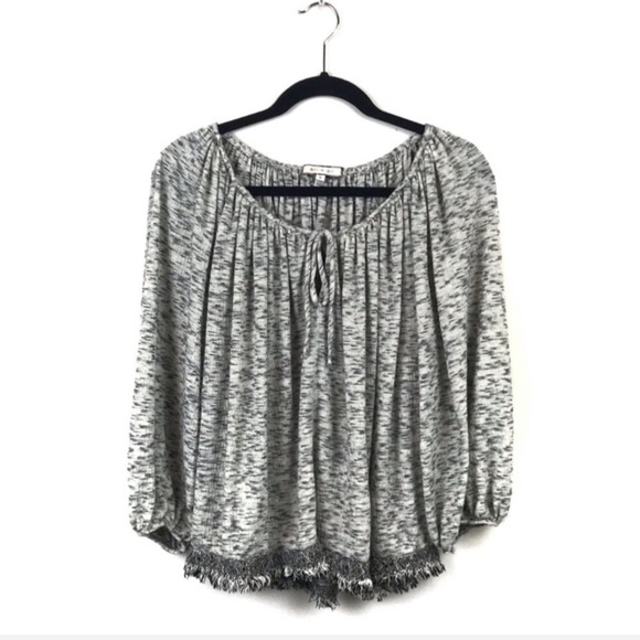 Anthropologie Eri + Ali Trailward Top Soft Fringe Bohemian SP - Picture 1 of 8